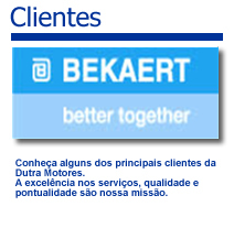 Clientes da Dutra Motores Elétricos em MInas Gerais